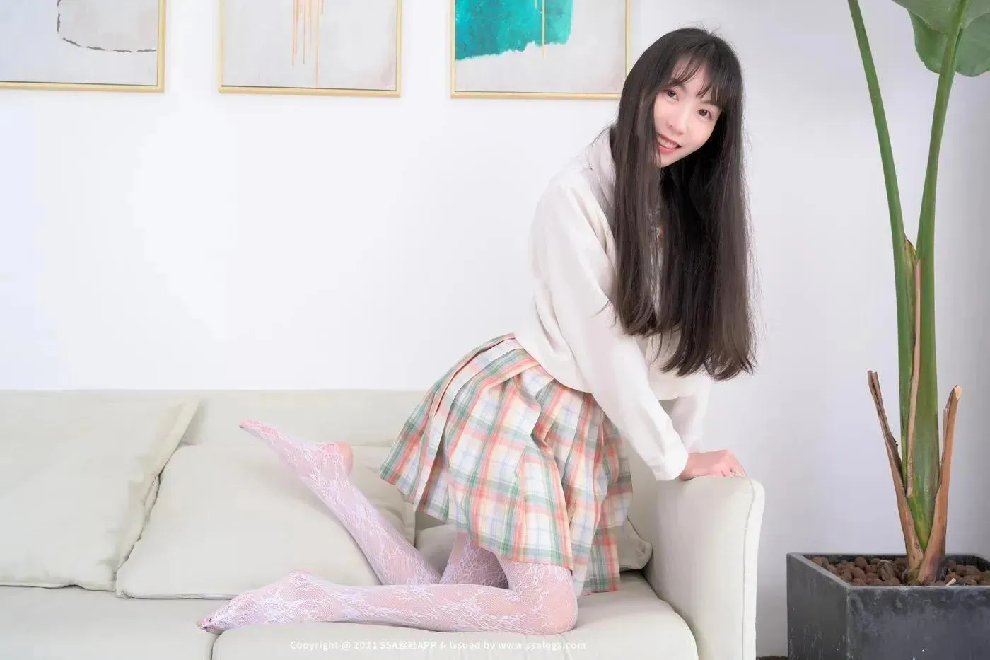 [SSA丝社]超清写真 NO.677 腿模团团的白色网袜（下）[23] [41P]插图9